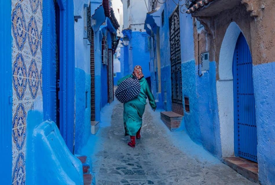 Blue Eyes Crying in the Rain - Blue City, Morocco