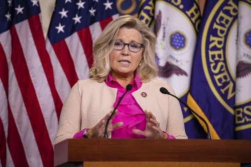 As Cheney files for reelection, poll from rival group shows her trailing badly