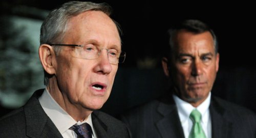 Reid: ‘Crazies’ pushing Boehner