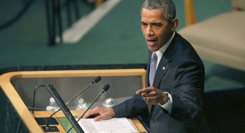 Obama swipes at Putin, Cheney and Trump in U.N. address