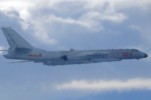 China flies 18 warplanes near Taiwan during U.S. envoy's visit