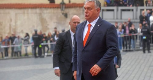 EU-friendly chants greet leaders in Prague — except for Orbán, who gets boos