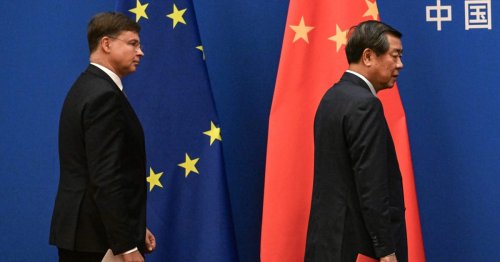 EU talks tough on trade in China as it looks to play defense