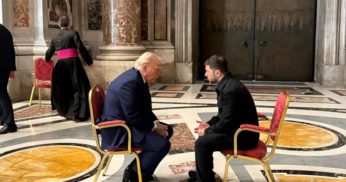 Zelenskyy, Trump speak in Rome in first meeting since Oval Office bust-up