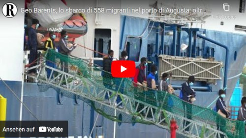 "Geo Barents" und "Sea-Watch 3" schippern fast 1.000 Migranten nach Italien | Politikstube