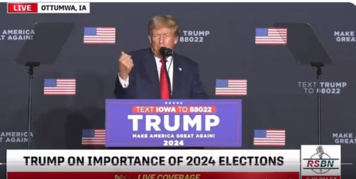 Trump Baits Crowd With Disinfo Just Like He Did Election Night 2020