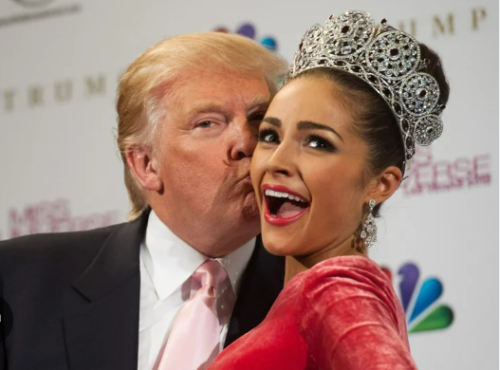 Trump Views Hush $$ Trial Through Miss Universe Lens In Psychotic Rant