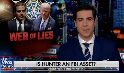 Jesse Watters Has Figured it Out - Hunter Biden was FBI or CIA or Something