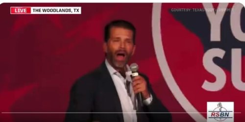 Junior Hits Lost Weekend Stage Tonight, Tells Xians Democrats Will Feed You Bugs While They Eat Steak