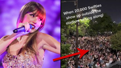 Over 20,000 Taylor Swift fans without tickets gather to watch show ...