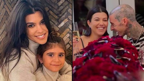 Kourtney Kardashian's daughter Penelope sobs and hangs up phone after she told her she was engaged