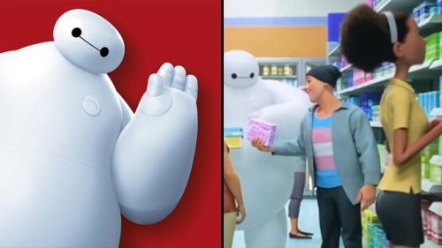 Disney+’s Baymax! shows a trans man buying period pads and conservatives are having a meltdown