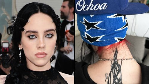 Billie Eilish shows off huge back tattoo: Here's the meaning behind it