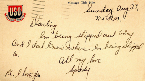Read an WWII Army private’s letters back home for the first time