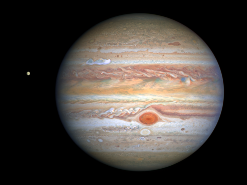 Crisp Hubble snapshot shows powerful new Jupiter storms