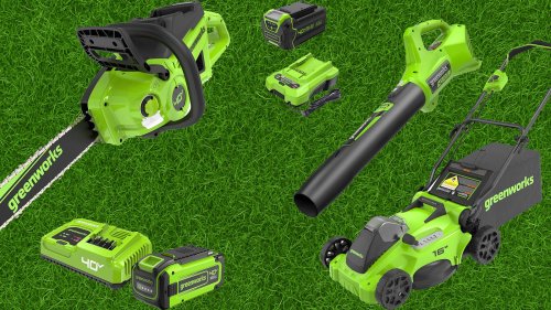 Amazon is blowing out Greenworks battery-powered lawn mowers and yard tools during this spring sale