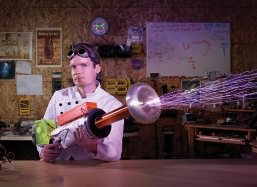 You Built What?!: A Tesla Coil Gun That Produces Foot-Long Sparks