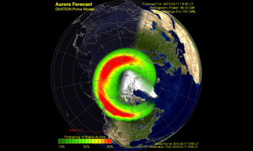 Aurora May Be Visible As Far South As Tennessee And New Mexico Tonight