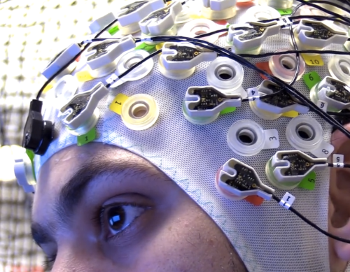 This Scientist Is Commanding A Swarm Of Drones With His Mind