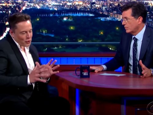 Elon Musk To Stephen Colbert: Nuclear Weapons Could Terraform Mars