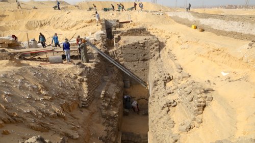 A mystery pharaoh’s massive tomb was discovered in Egypt