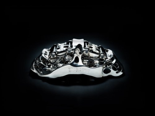 Bugatti 3D printed titanium brakes to stop its $3 million Chiron supercar