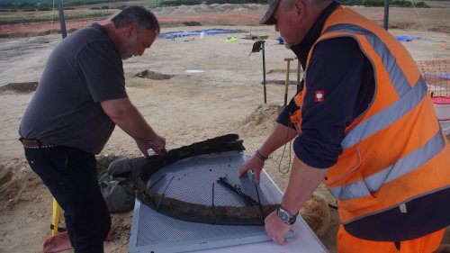 Iron Age chariot wheel found under golf course in Scotland