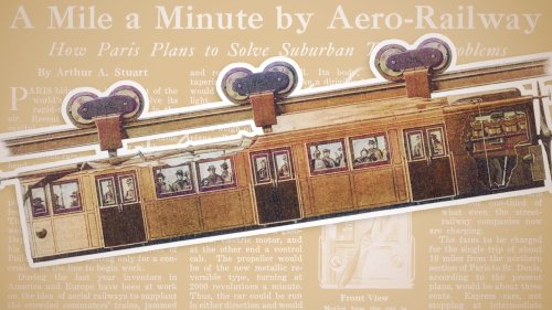 A century ago, suspended monorails were serious mass-transit contenders