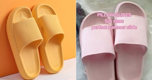 We Found Those $24 Pillow Slides That Keep Trending on TikTok, and OMG, They're Comfy