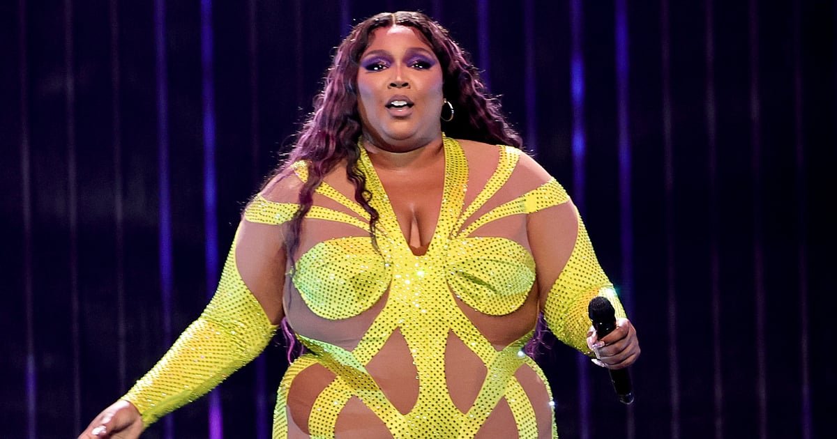 Lizzo's Chrome Nails Are Almost as Shiny as Her Bedazzled Catsuit