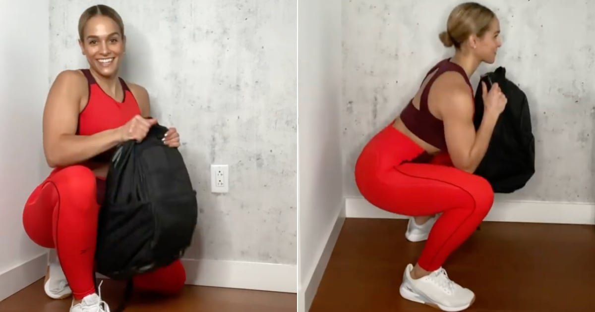 No Weights? Grab a Backpack and Fire Up This Jess Sims Full-Body Strength Workout