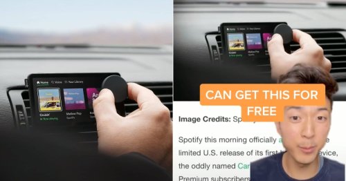 is spotify car thing free