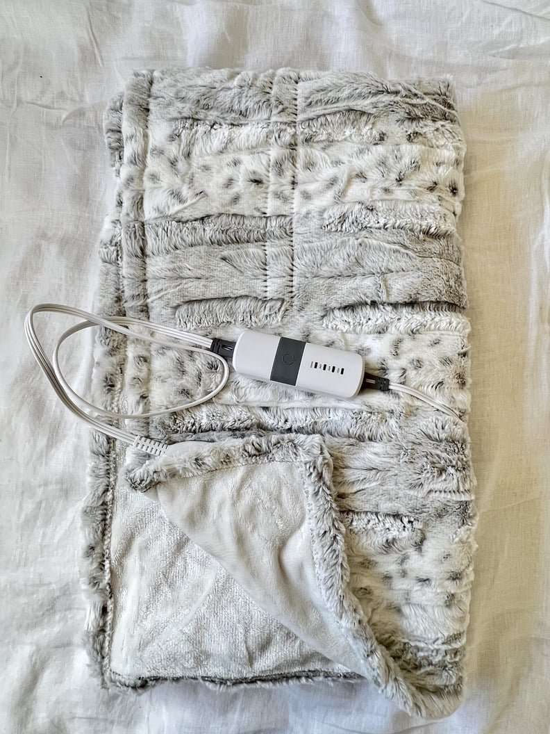 Target's Faux-Fur Electric Throw Blanket Is Stylish and Cozy