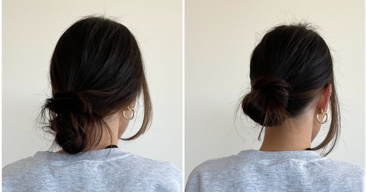 I Finally Mastered the Perfect Low Bun Thanks to This Hair Hack