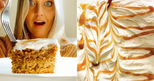 This Salted-Caramel Pumpkin Oatmeal Cake Recipe Is a Must Bake This Fall