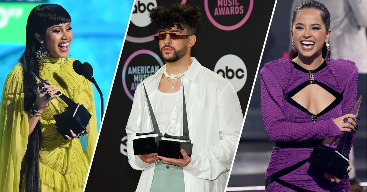 BTS, Becky G, Bad Bunny, Cardi B, and Everyone Else Who Won at the 2021 American Music Awards