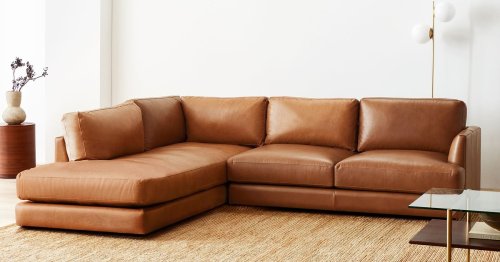 8 Leather Couches That Are Just as Comfy as They Are Chic