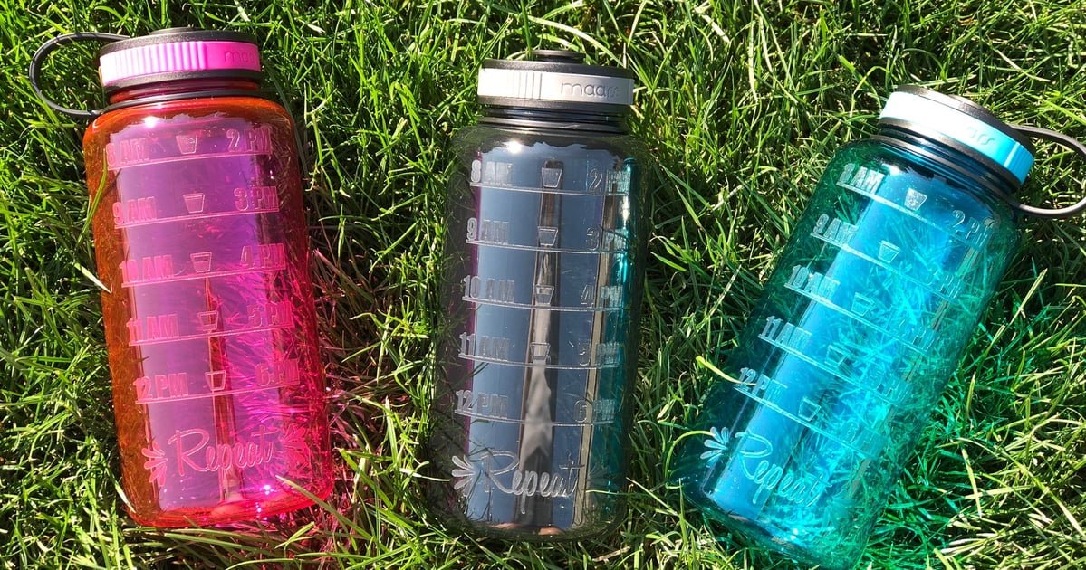 These Time-Labeled Water Bottles Make It Easy to Stay Hydrated