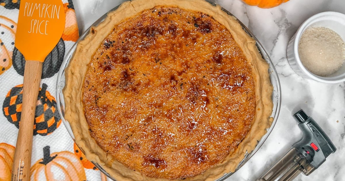 Add This Crème Brûlée Pumpkin Pie to Your Thanksgiving Dinner Menu ASAP