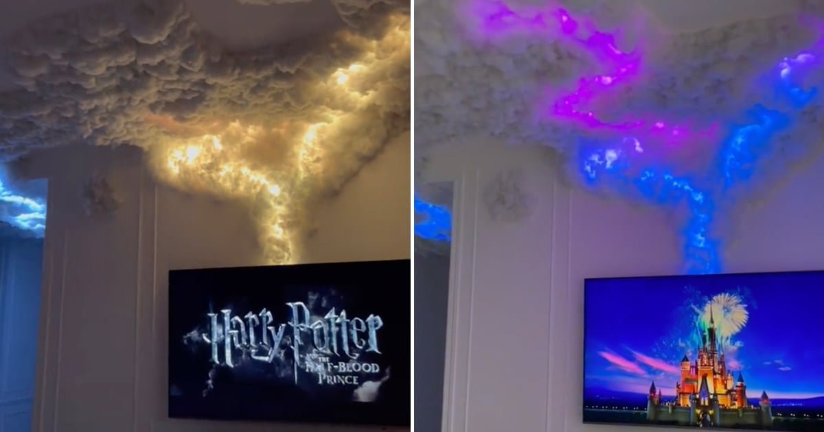 TikTok's DIY Ceiling Clouds Are a Bewitching Halloween Decoration