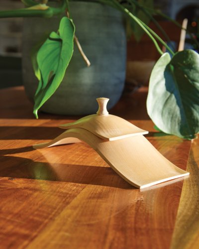 Turned Winged Box