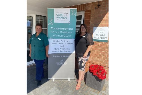 Fareham care home staff win top awards for 'going the extra mile' to support residents