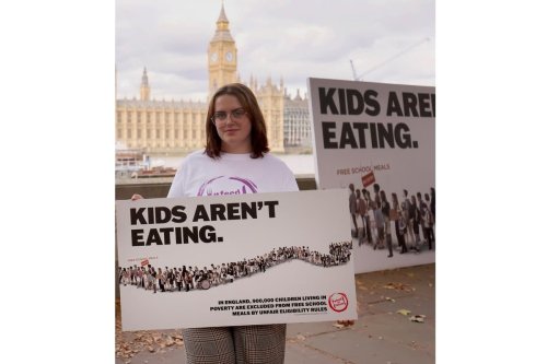 Portsmouth teen goes to Westminster to lobby for free school meals for all youngsters