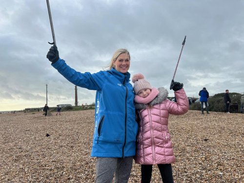 Portsmouth MPs turn out to support Eastney beach clean set up by school girl