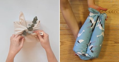 Furoshiki : découvrez les meilleurs tutos pour emballer boîtes, bouteilles ou livres