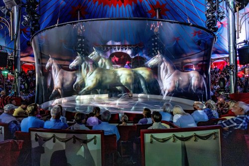 Dans ce cirque, des hologrammes remplacent les animaux