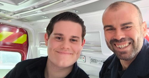 Né dans les bras d’un pompier il y a 18 ans, il travaille aujourd’hui aux côtés de son sauveur