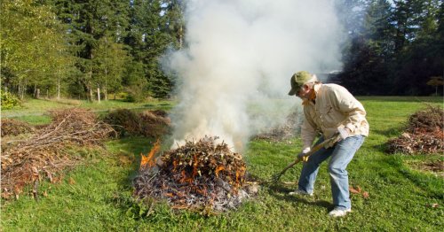 Brûler ses déchets verts au jardin ? Un geste interdit qui peut vous coûter très cher.