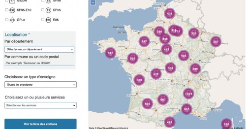 Où trouver l’essence la moins chère près de chez vous ? Réponse avec cette carte interactive.