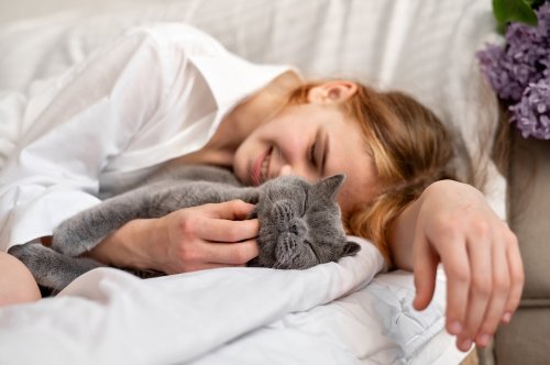 Ce que votre chat essaie de vous dire en dormant sur vous